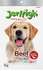 JERHIGH TREATS BEEF (12pks/box) (70g)