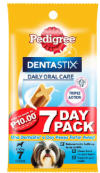 Pedigree Dentastix SMALL 7 stix (1 x 10's) (110g)