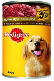 Pedigree in can 5 kinds all flavors (400g/can)