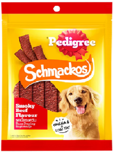 Pedigree SCHMACKOS Adult Smoky Beef (1x4x12's) (70g)