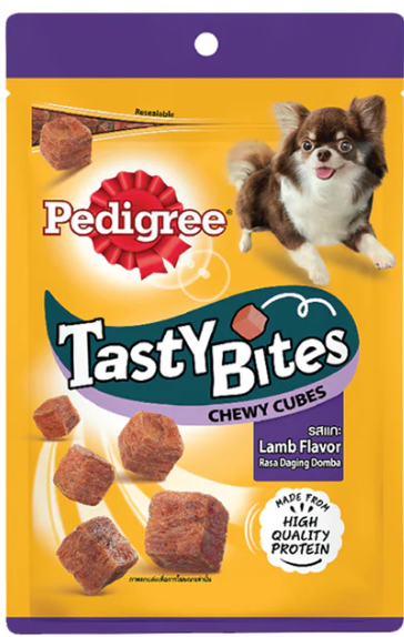 Pedigree TASTY BITES Chewy Cubes - LAMB Flavor (50g)