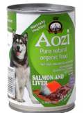 Aozi Can for Dog - SALMON & LIVER (24 can/case) (430g/can)