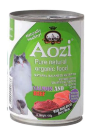 Aozi Can for Cat - SALMON & BEEF (24 can/case) (430g/can)