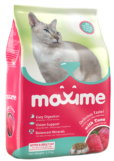 Maxine with TUNA Kitten & Adult Cat (1.2kg x 8)
