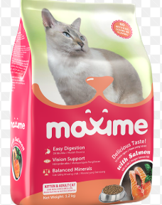 Maxine Kitten & Adult Cat with SALMON (400g x 30)
