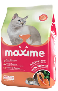 Maxine Kitten & Adult Cat with SALMON 7kg